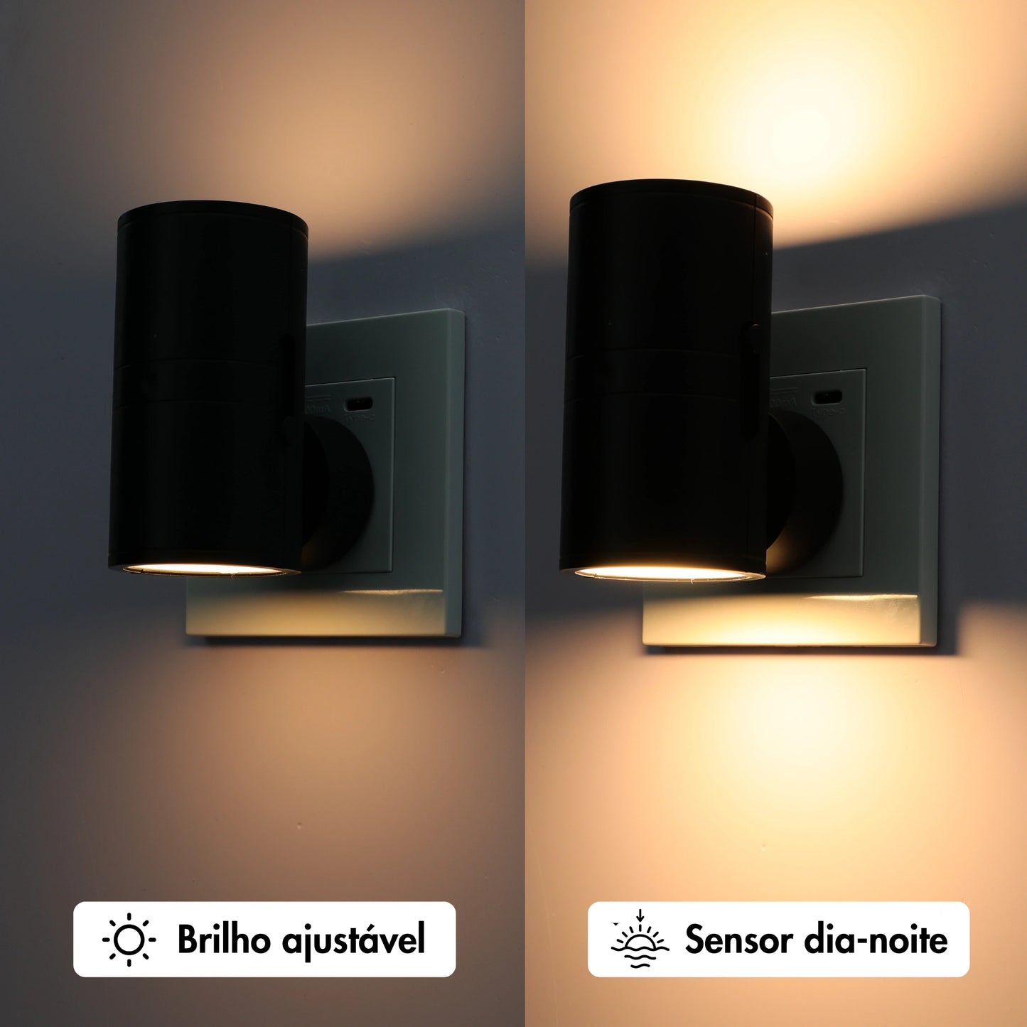 Luzes nocturnas ajustáveis Auralight