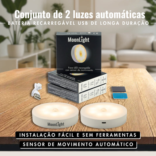 Luz LED recarregável com sensor de movimento