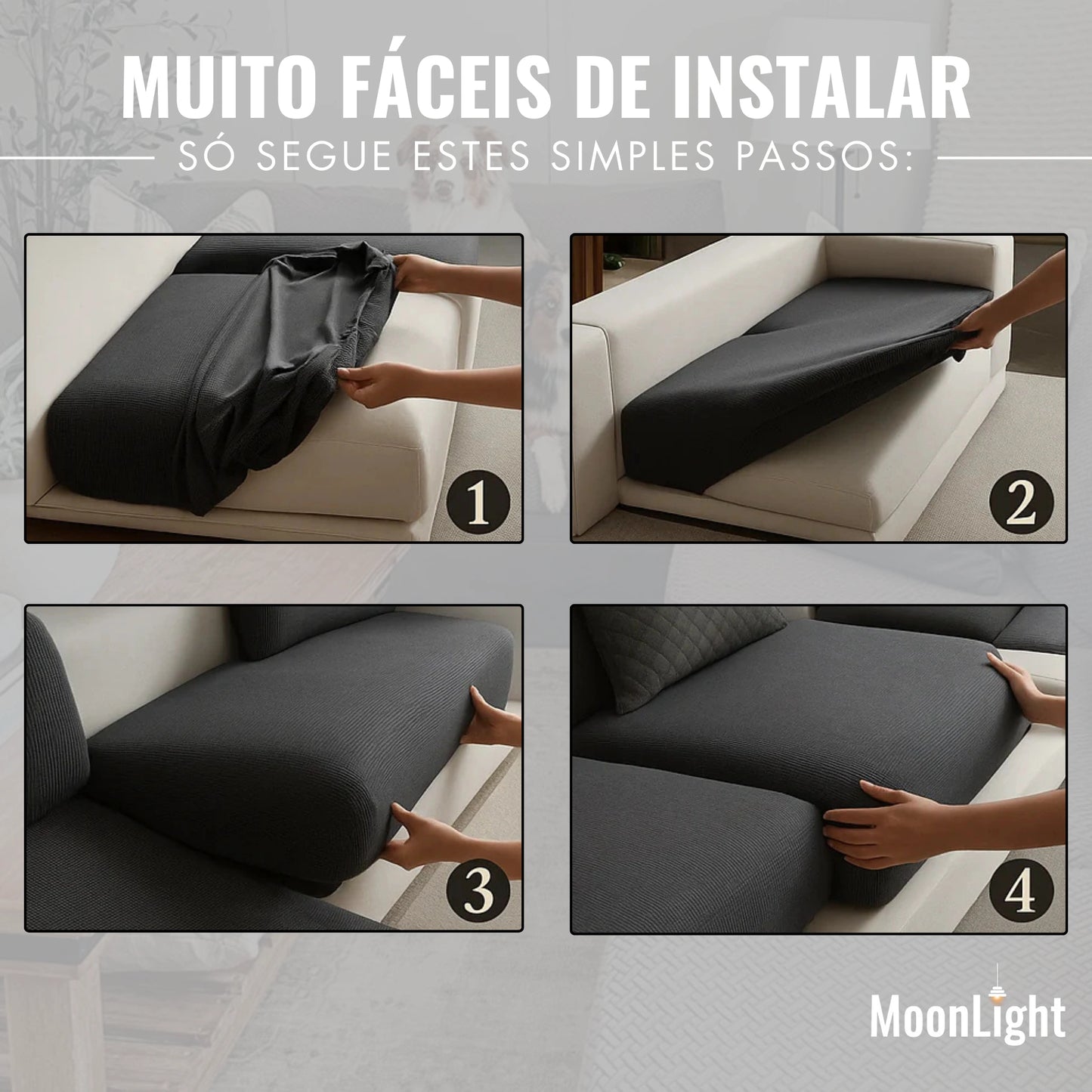 Capa mágica para sofá