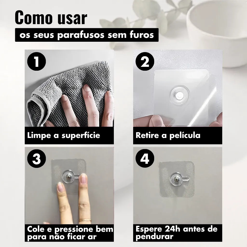 Parafusos sem furos